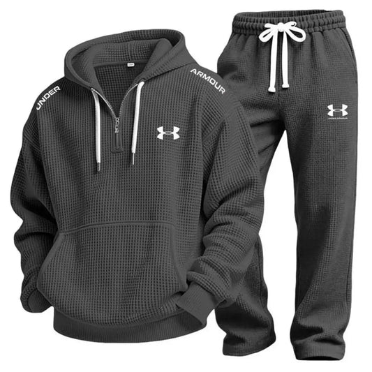 Elite Waffle-Knit Performance Hoodie Jogger Set || Clearance sale
