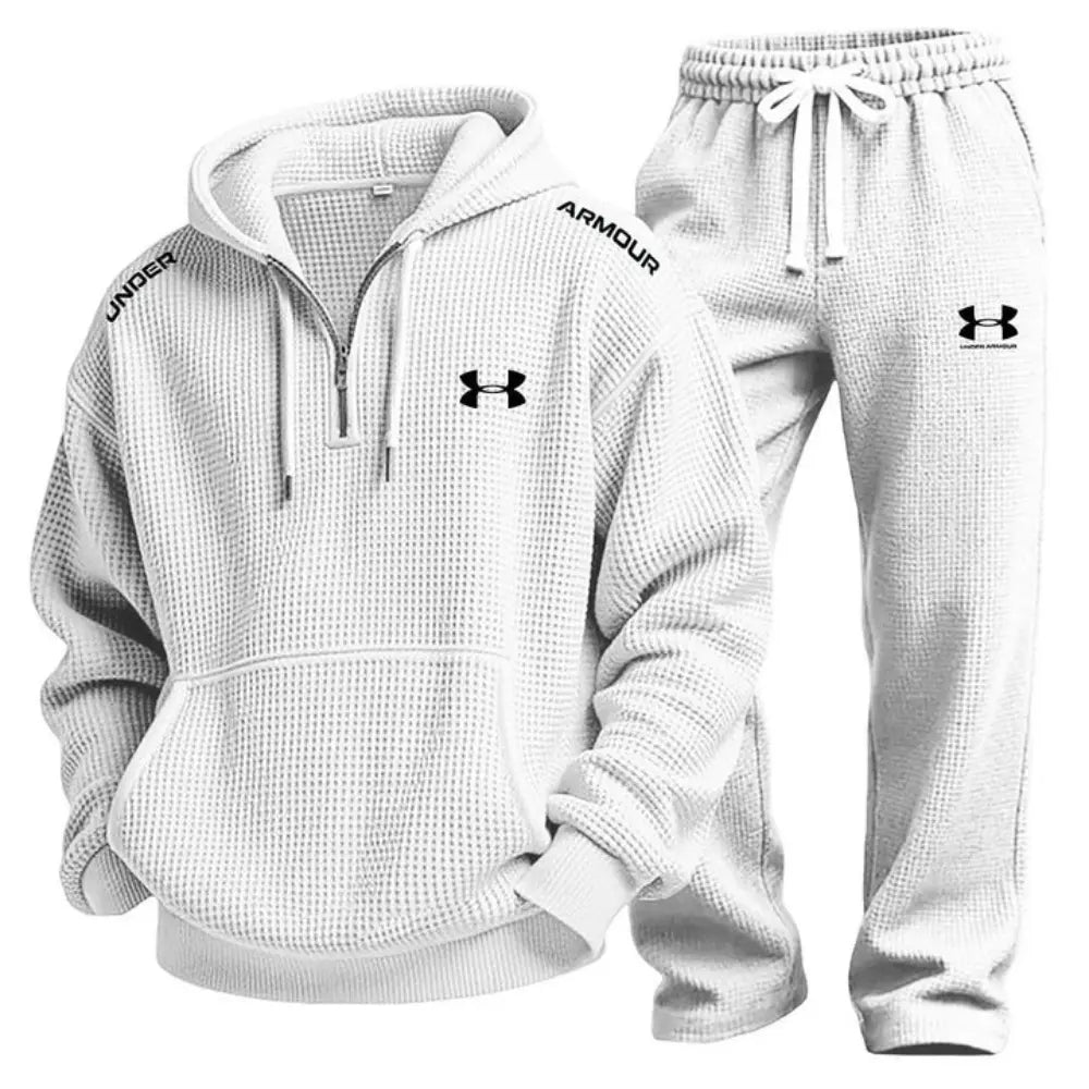Elite Waffle-Knit Performance Hoodie Jogger Set || Clearance sale