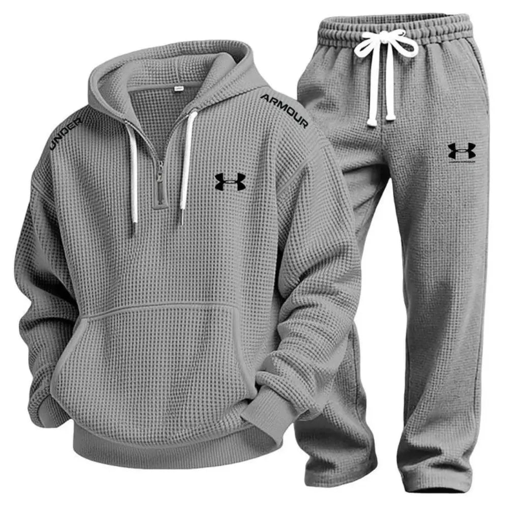 Elite Waffle-Knit Performance Hoodie Jogger Set || Clearance sale