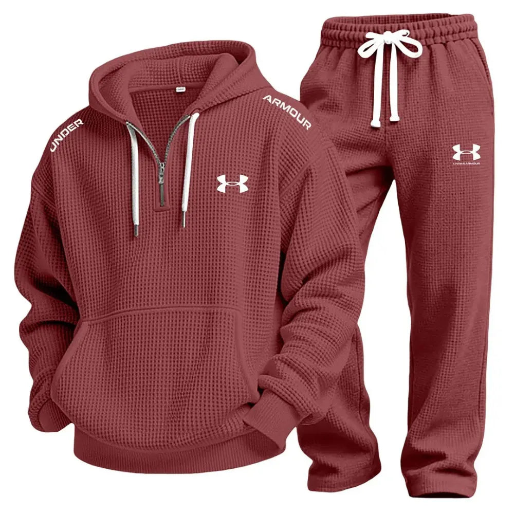 Elite Waffle-Knit Performance Hoodie Jogger Set || Clearance sale