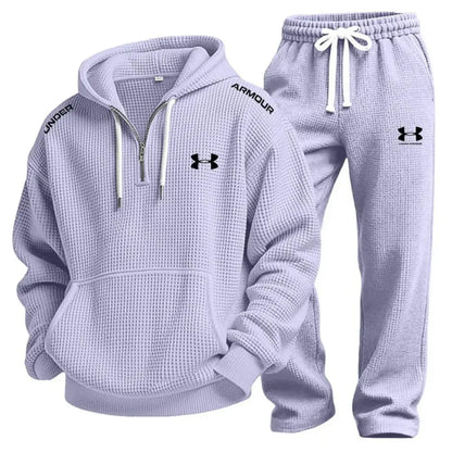 Elite Waffle-Knit Performance Hoodie Jogger Set || Clearance sale